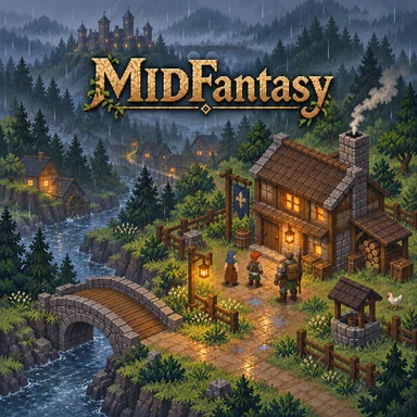 MIDFantasy · 숲속 마을과 모험가들